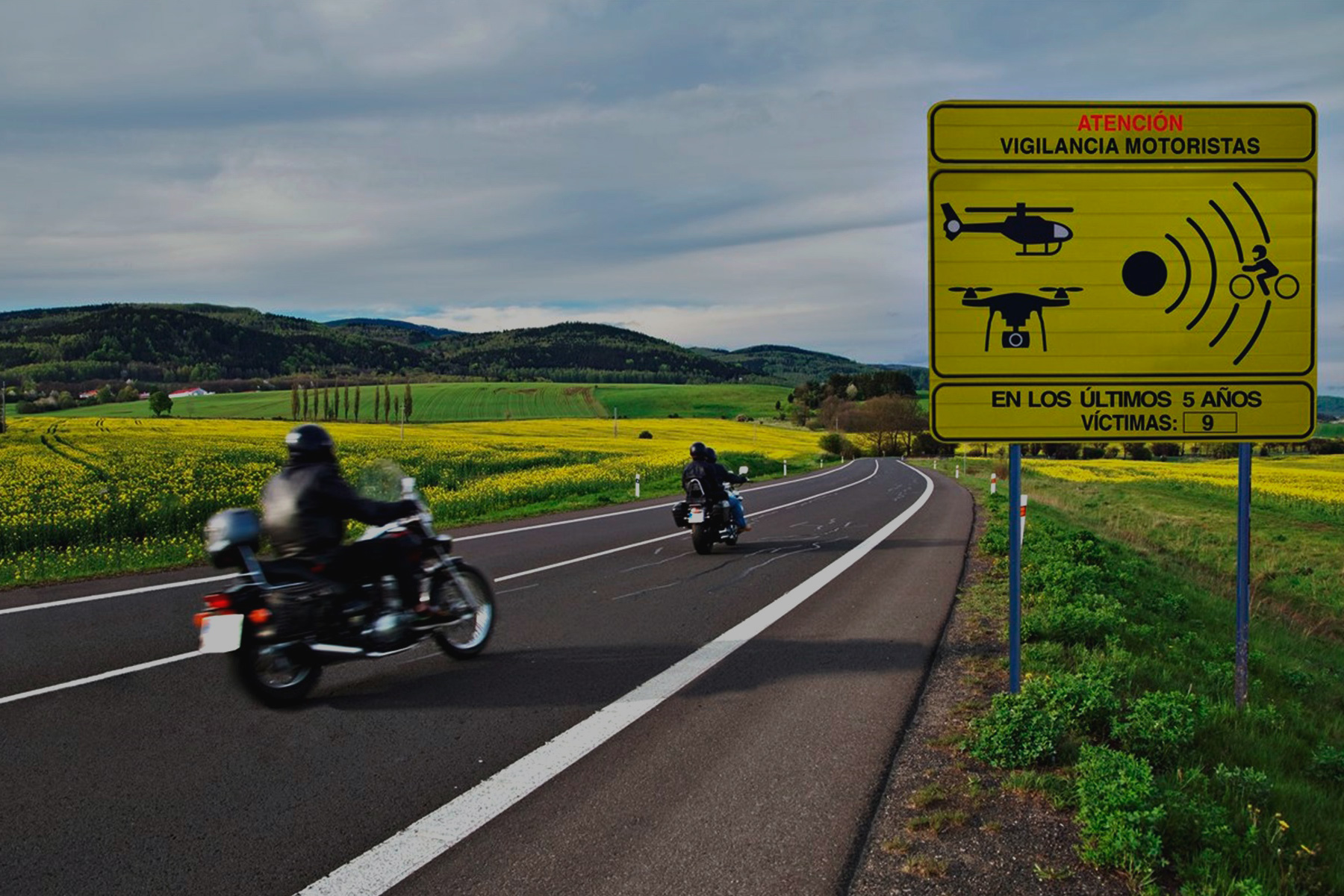 Nuevas señalizaciones y controles para motoristas